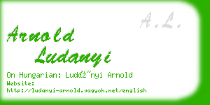 arnold ludanyi business card